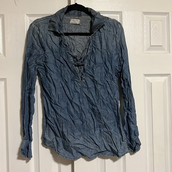 Frame Hadley Blouse - Picture 2 of 10